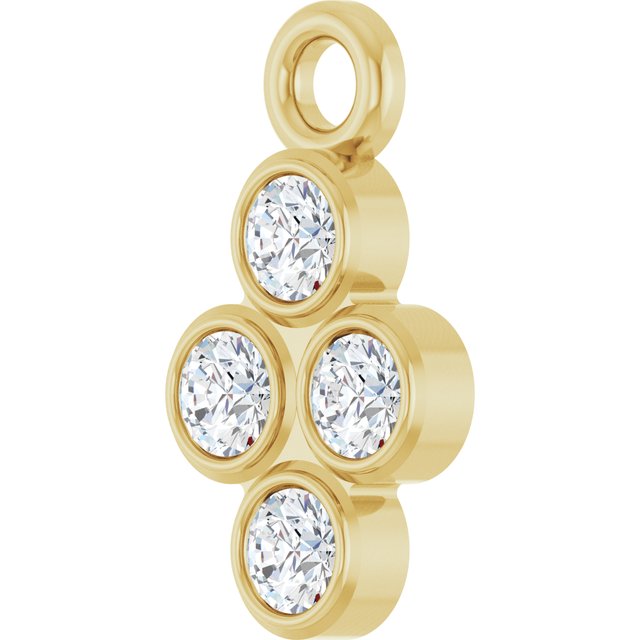 1/8 CTW Lab-Grown Diamond Dangle