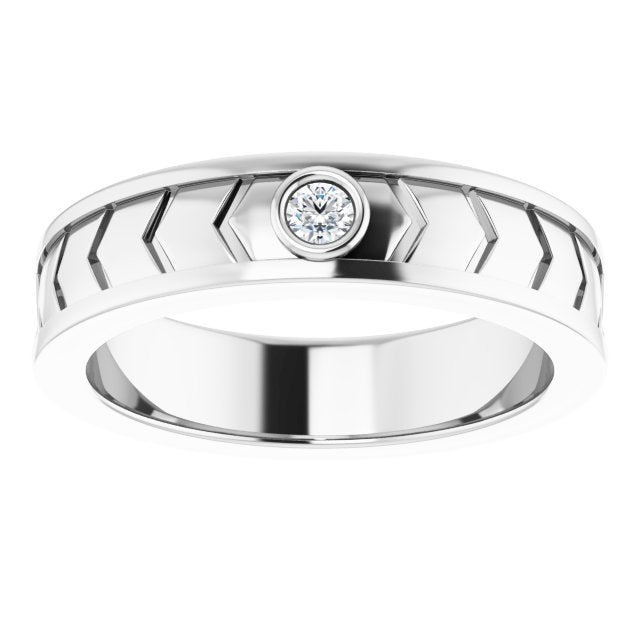 .08 CTW Natural Diamond Design Band