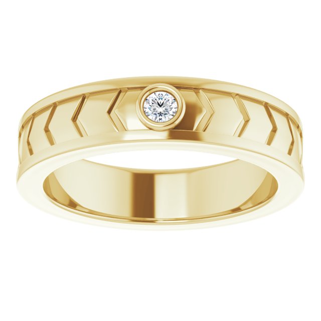 .08 CTW Natural Diamond Design Band
