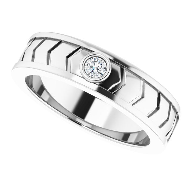 1/10 CTW Natural Diamond Design Band