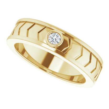 1/10 CTW Natural Diamond Design Band