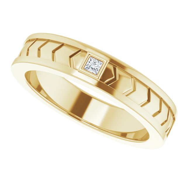 .05 CTW Natrual Diamond Design Band