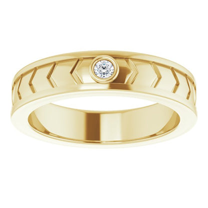 .05 CTW Natrual Diamond Design Band