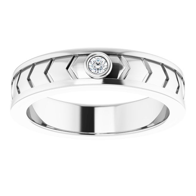.06 CTW Natural Diamond Design Band