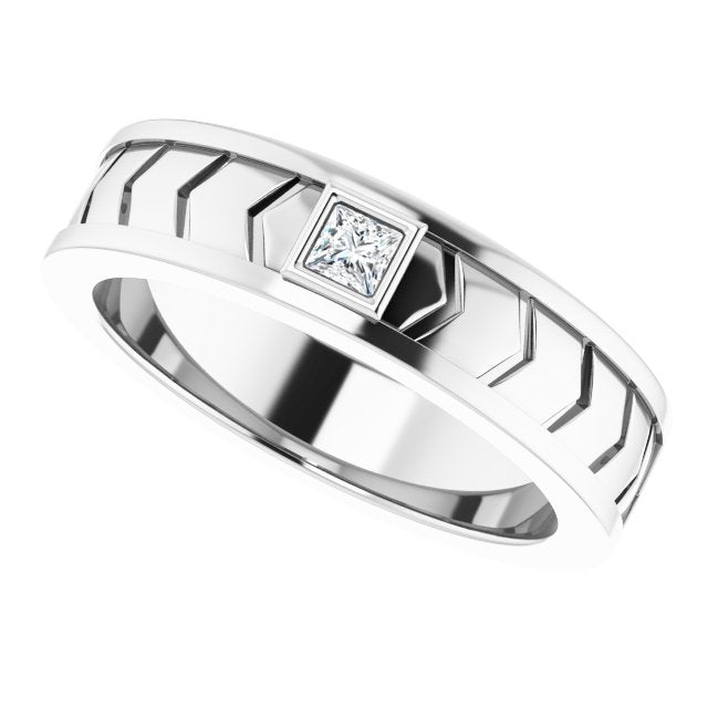 1/8 CTW Natural Diamond Design Band
