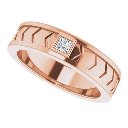 1/8 CTW Natural Diamond Design Band