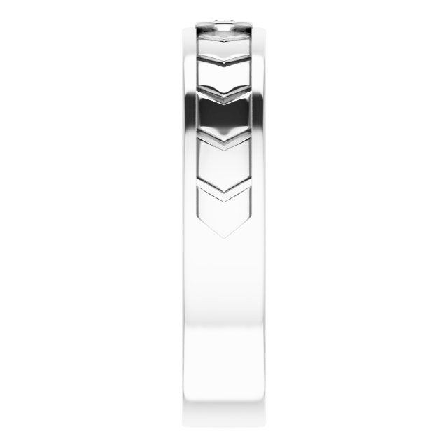 .06 CTW Natural Diamond Design Band