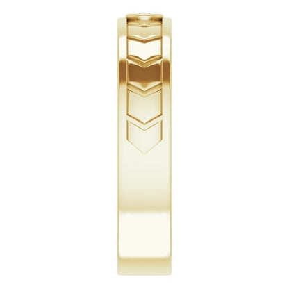 .06 CTW Natural Diamond Design Band