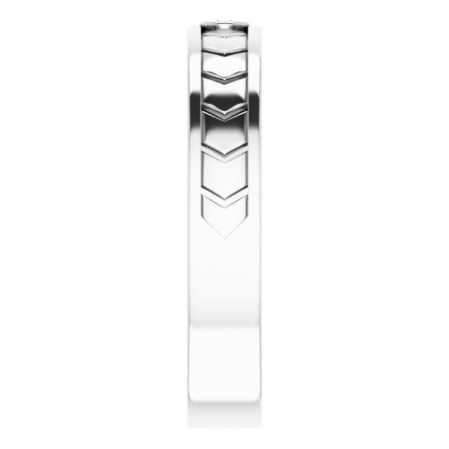 .03 CTW Natural Diamond Design Band