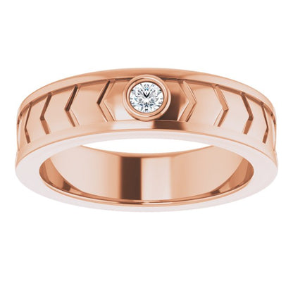 1/10 CTW Natural Diamond Design Band