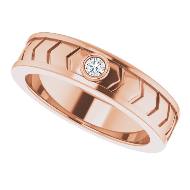 .08 CTW Natural Diamond Design Band
