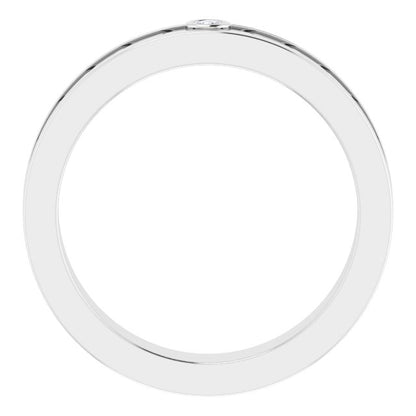 .03 CTW Natural Diamond Design Band