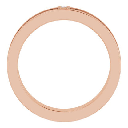 .03 CTW Natural Diamond Design Band