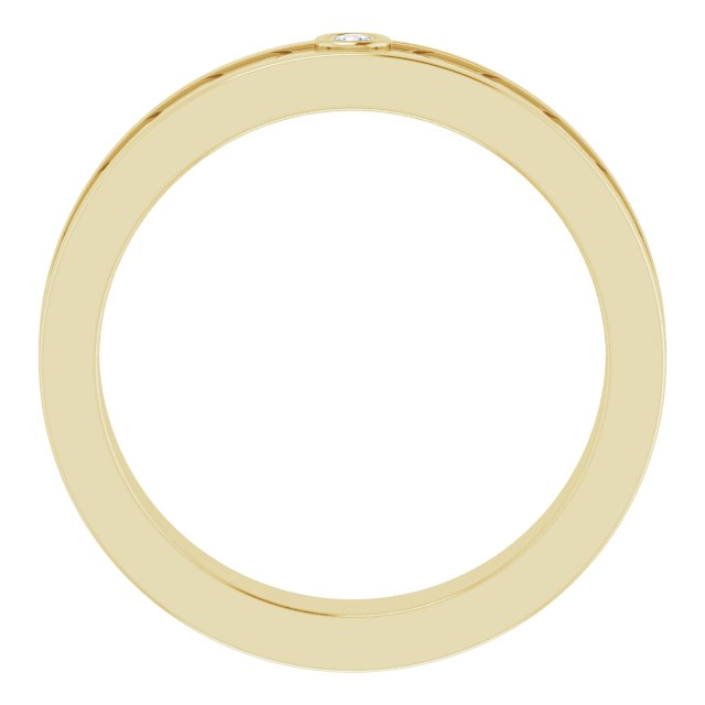 .03 CTW Natural Diamond Design Band