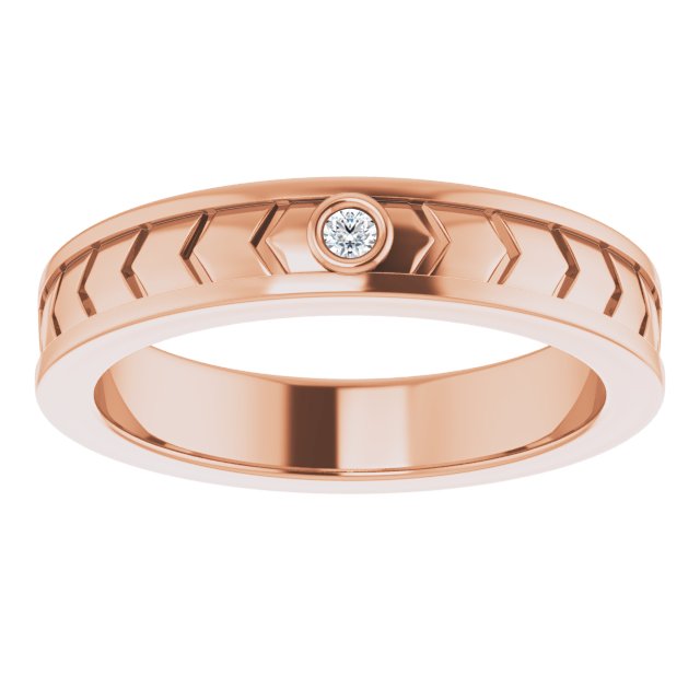 .03 CTW Natural Diamond Design Band