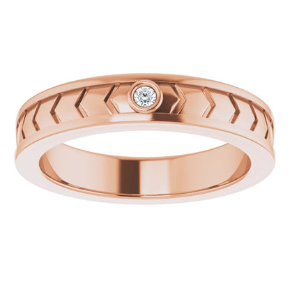 .03 CTW Natural Diamond Design Band