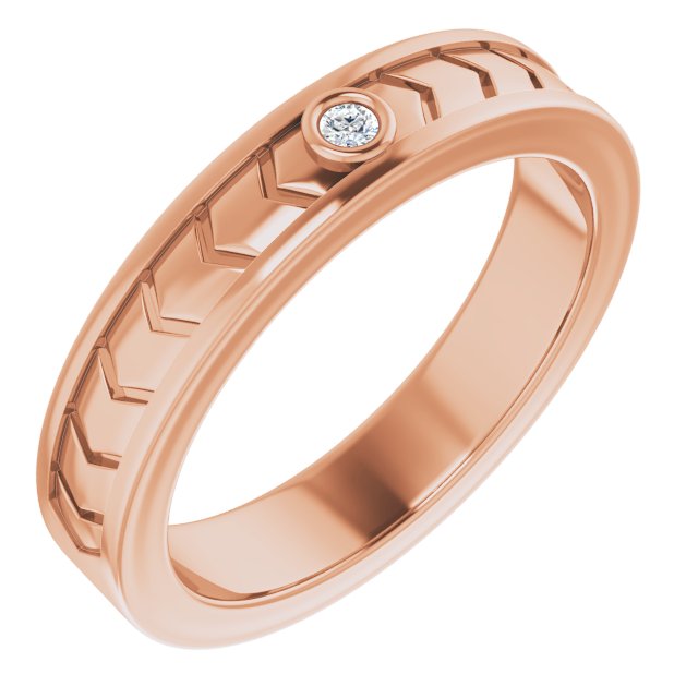 .03 CTW Natural Diamond Design Band