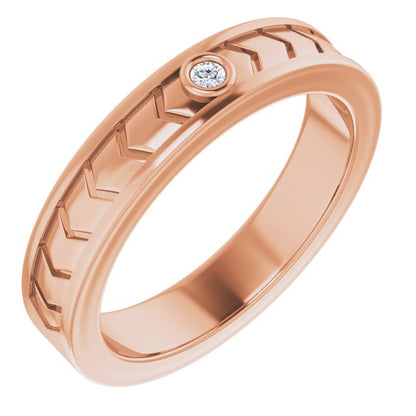 .03 CTW Natural Diamond Design Band