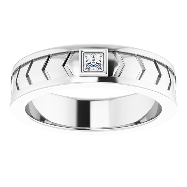 1/8 CTW Natural Diamond Design Band