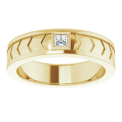 1/8 CTW Natural Diamond Design Band