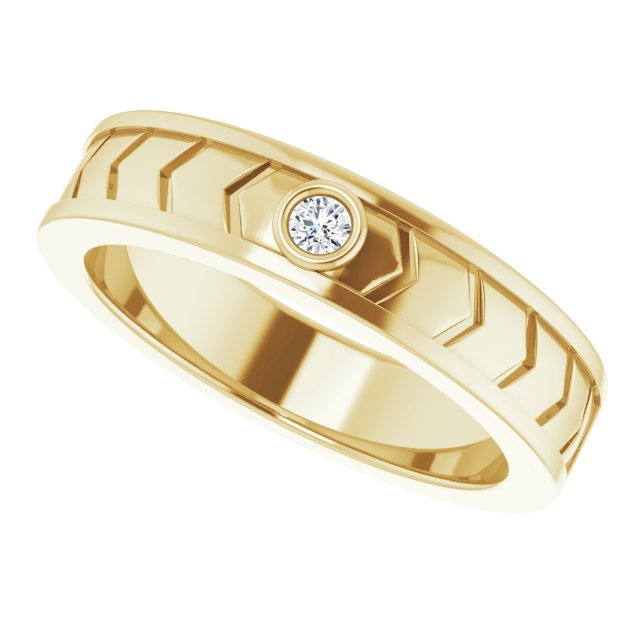 .06 CTW Natural Diamond Design Band