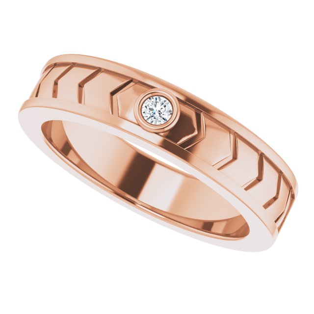 .05 CTW Natrual Diamond Design Band