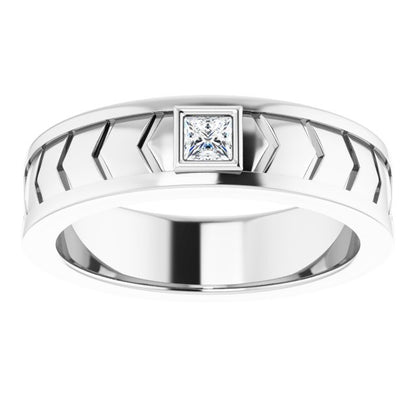 1/6 CTW Natural Diamond Design Band