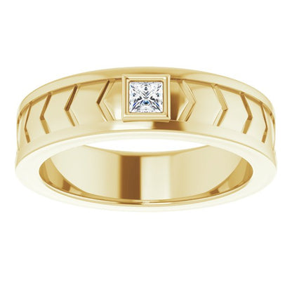 1/6 CTW Natural Diamond Design Band