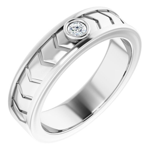 1/10 CTW Natural Diamond Design Band