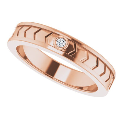 .03 CTW Natural Diamond Design Band