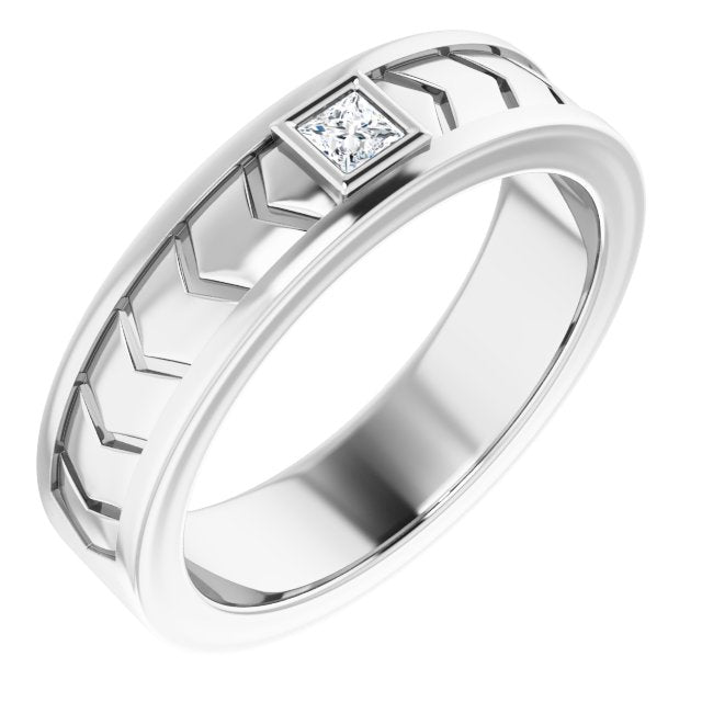 1/8 CTW Natural Diamond Design Band
