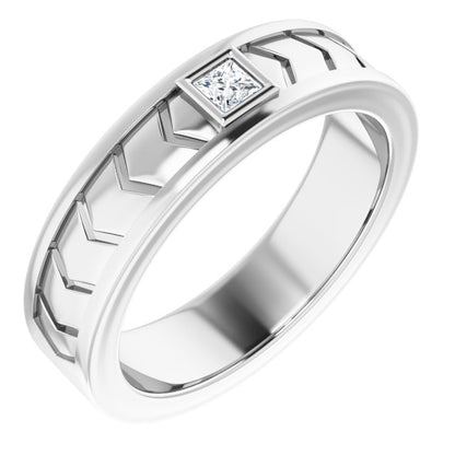 1/8 CTW Natural Diamond Design Band