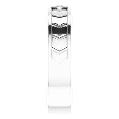 .08 CTW Natural Diamond Design Band