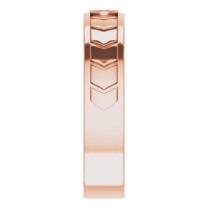 .08 CTW Natural Diamond Design Band