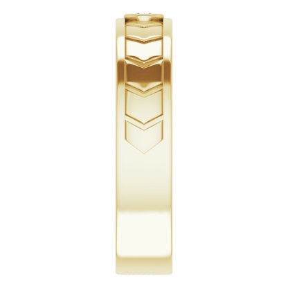 .08 CTW Natural Diamond Design Band