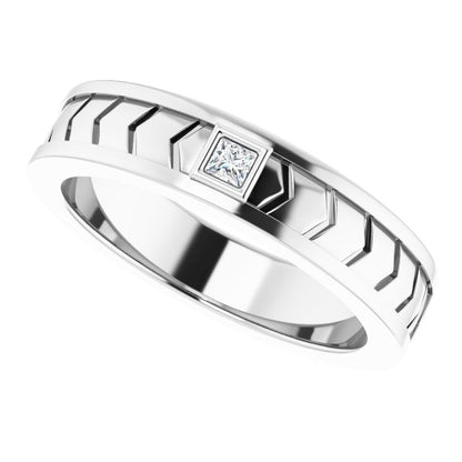 .07 CTW Natural Diamond Design Band