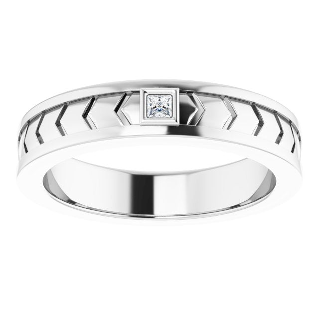 .05 CTW Natrual Diamond Design Band