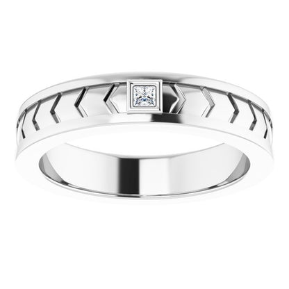.05 CTW Natrual Diamond Design Band