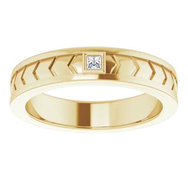 .05 CTW Natrual Diamond Design Band