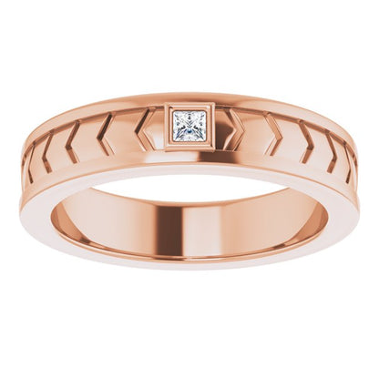 .07 CTW Natural Diamond Design Band