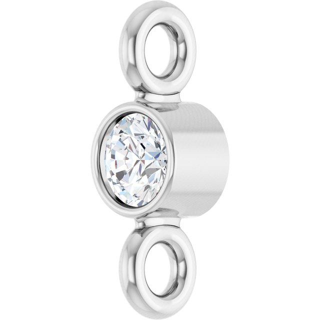 .03 CT Natural Diamond Link, 2.57 mm x 6.73