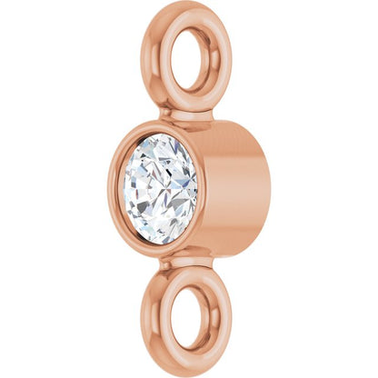 .02 CT Natural Diamond Link, 2.31 mm x 6.48