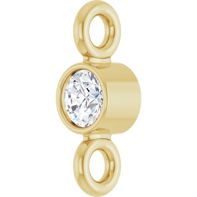 .02 CT Natural Diamond Link, 2.31 mm x 6.48