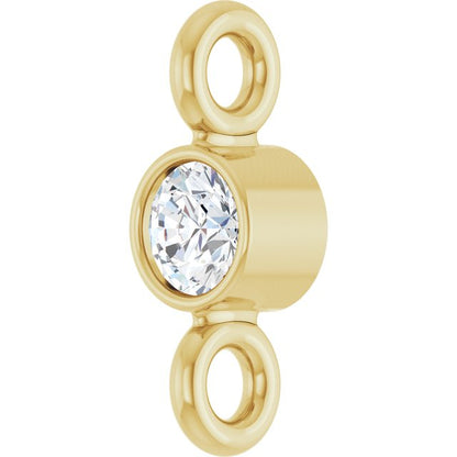 .03 CT Natural Diamond Link, 2.57 mm x 6.73