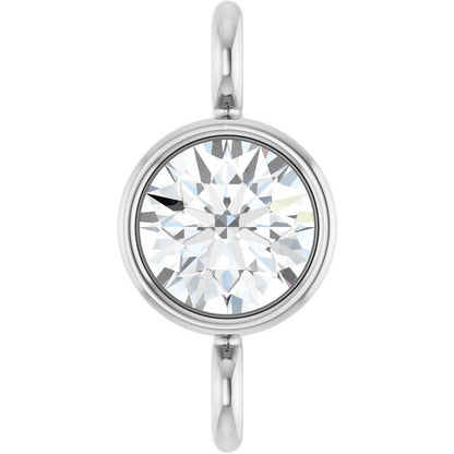 1/10 CT Natural Diamond Link, 3.8 mm x 7.8