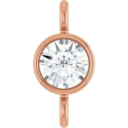 1/10 CT Natural Diamond Link, 3.8 mm x 7.8