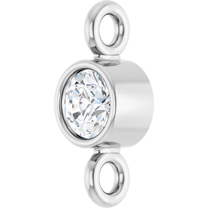 .06 CT Natural Diamond Link, 3.11 mm x 7.42
