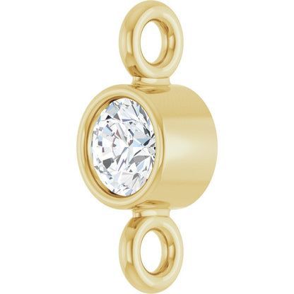 .06 CT Natural Diamond Link, 3.11 mm x 7.42