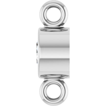 1/10 CT Natural Diamond Link, 3.8 mm x 7.8