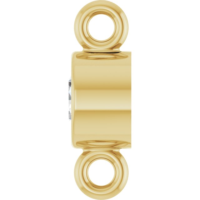 1/10 CT Natural Diamond Link, 3.8 mm x 7.8